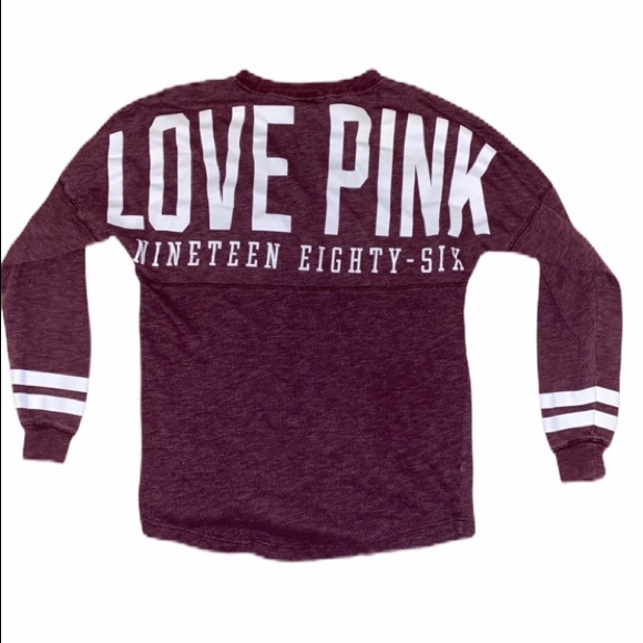 PINK Victoria's Secret Tops - PINK Victoria’s Secret Lightweight Sweatshirt